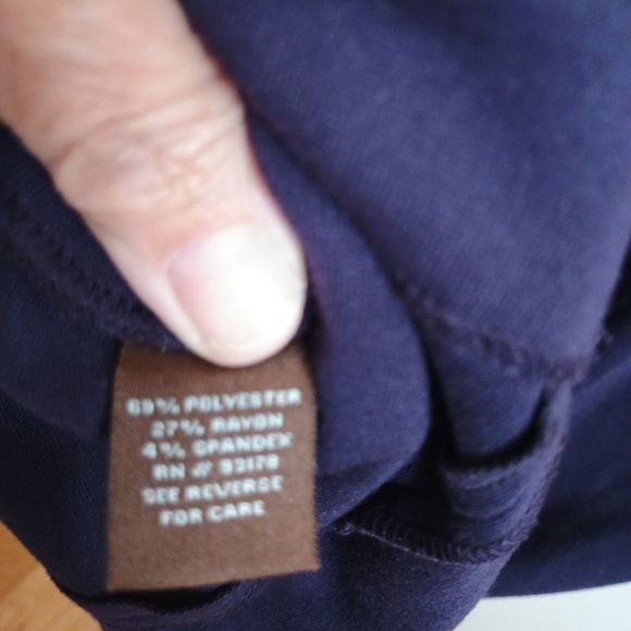 Adrienne Vittadini Purple Elegant Cocktail Dress - Picture 5 of 5